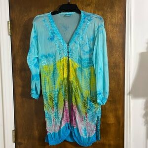 Colorful One Size India Boutique Cover Up